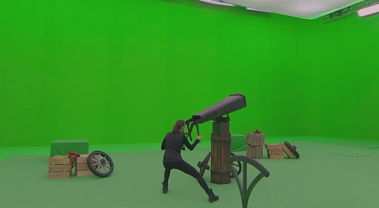 Mixed reality shooting for Lost in Time